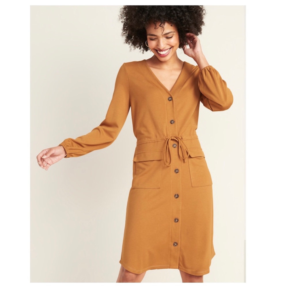 New Women’s Dress In Goldie Fawn Color!